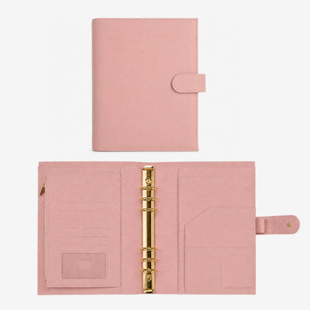 Signature A5 Binder 6-Ring Planner Cover | Pink