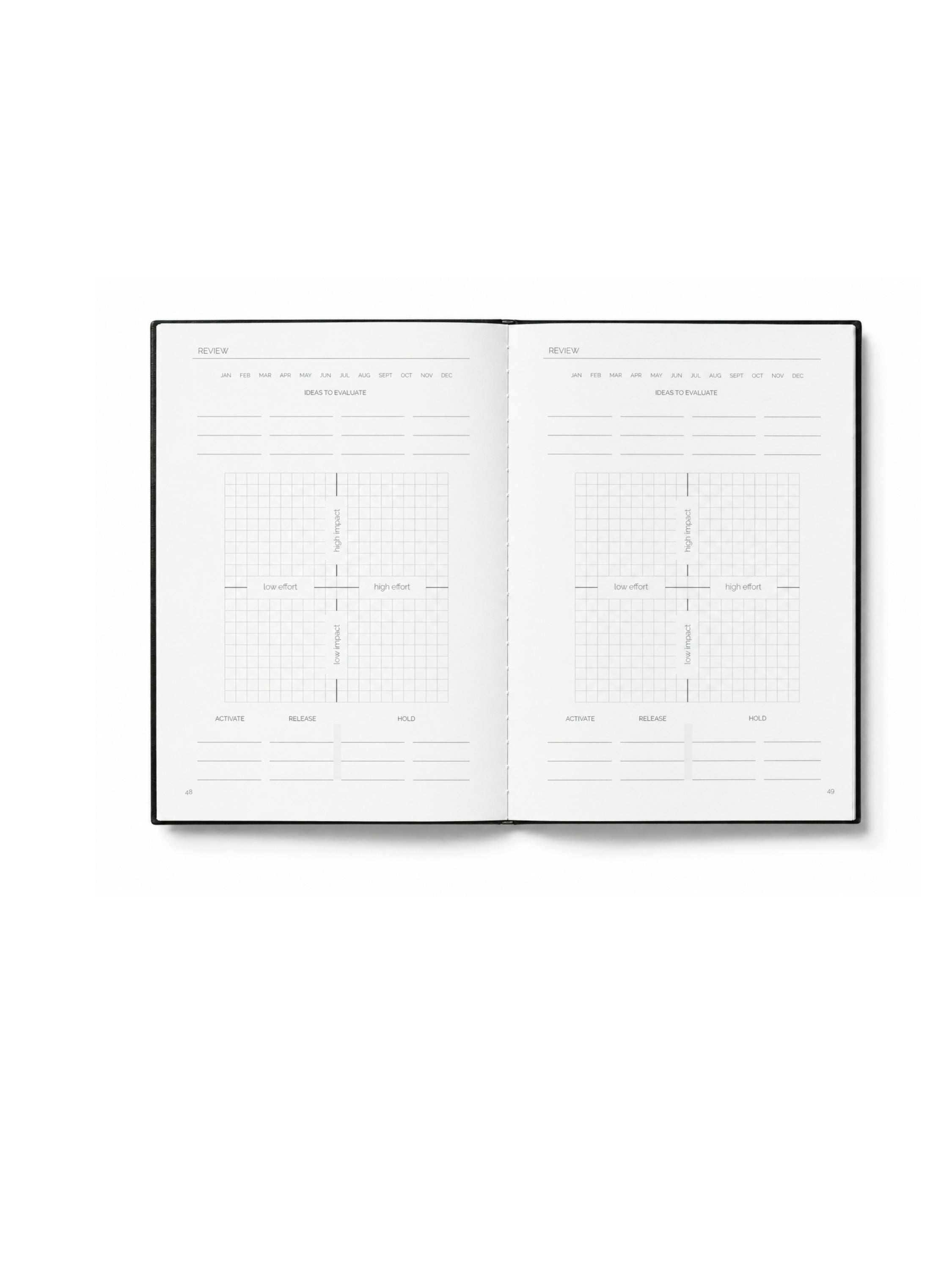 BACKBURNER A5 Idea Catcher Notebook