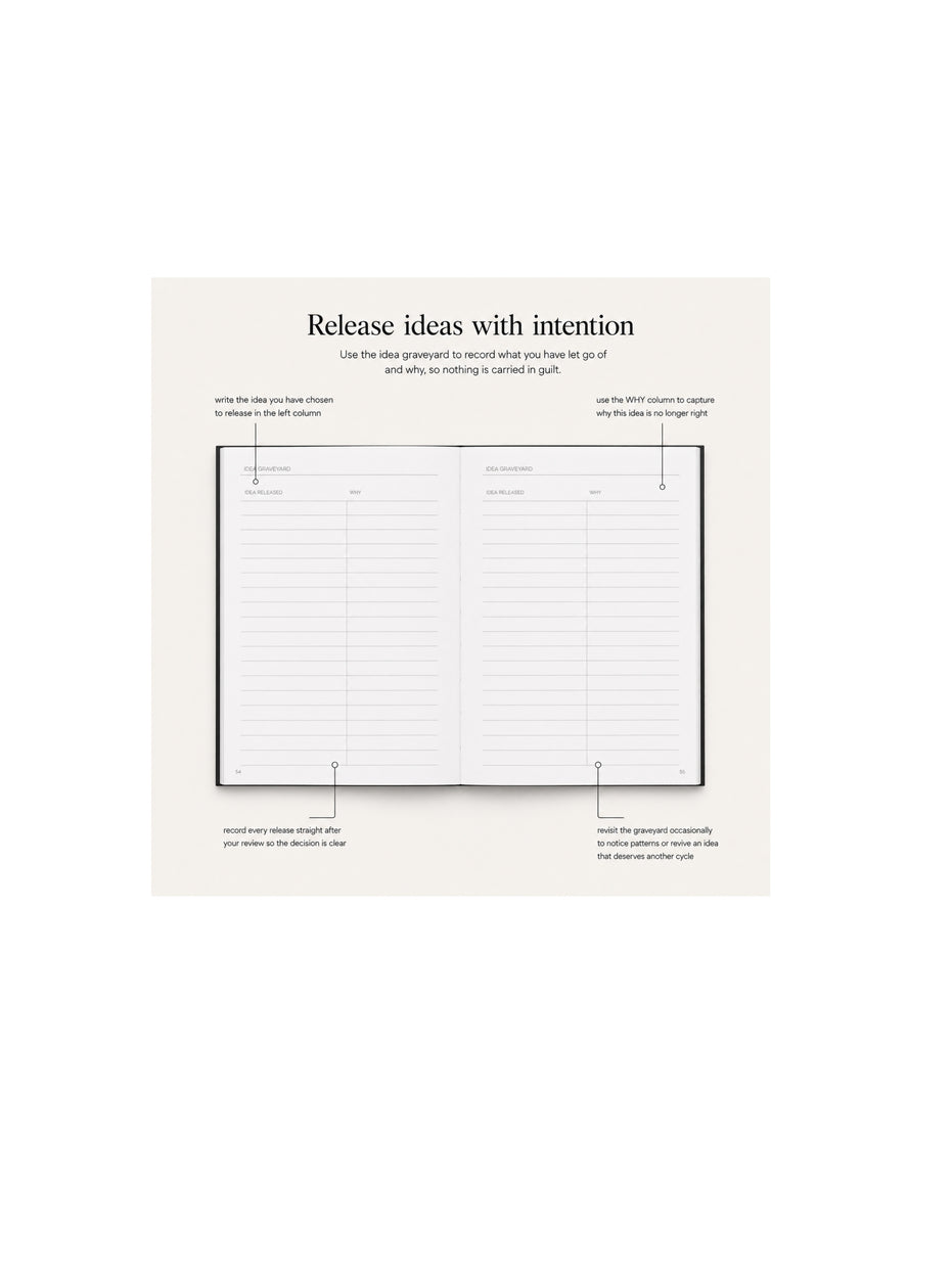 BACKBURNER A5 Idea Catcher Notebook