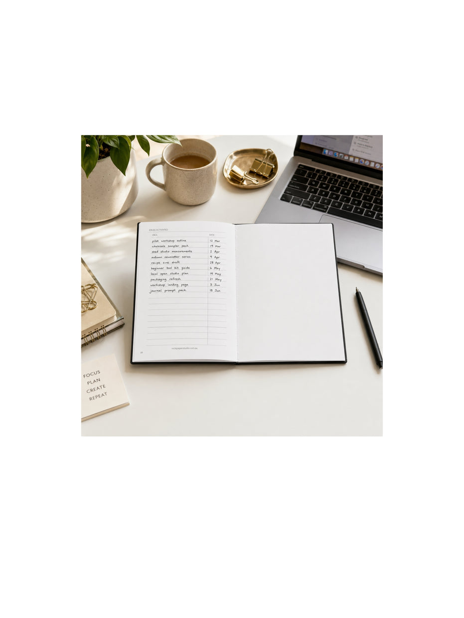 BACKBURNER A5 Idea Catcher Notebook
