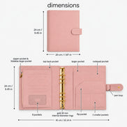 Signature A5 Binder 6-Ring Planner Cover | Pink