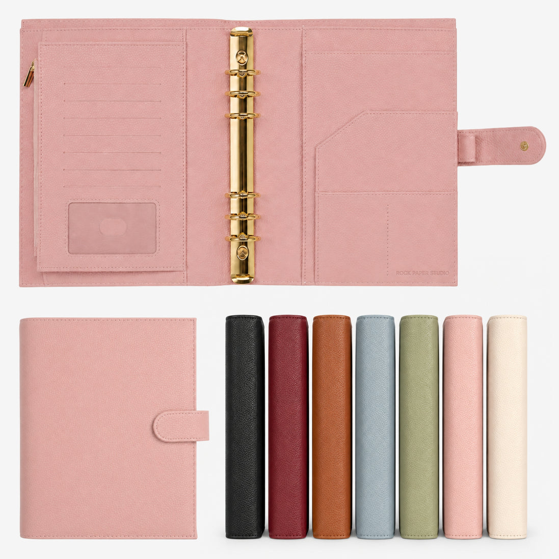 Signature A5 Binder 6-Ring Planner Cover | Pink