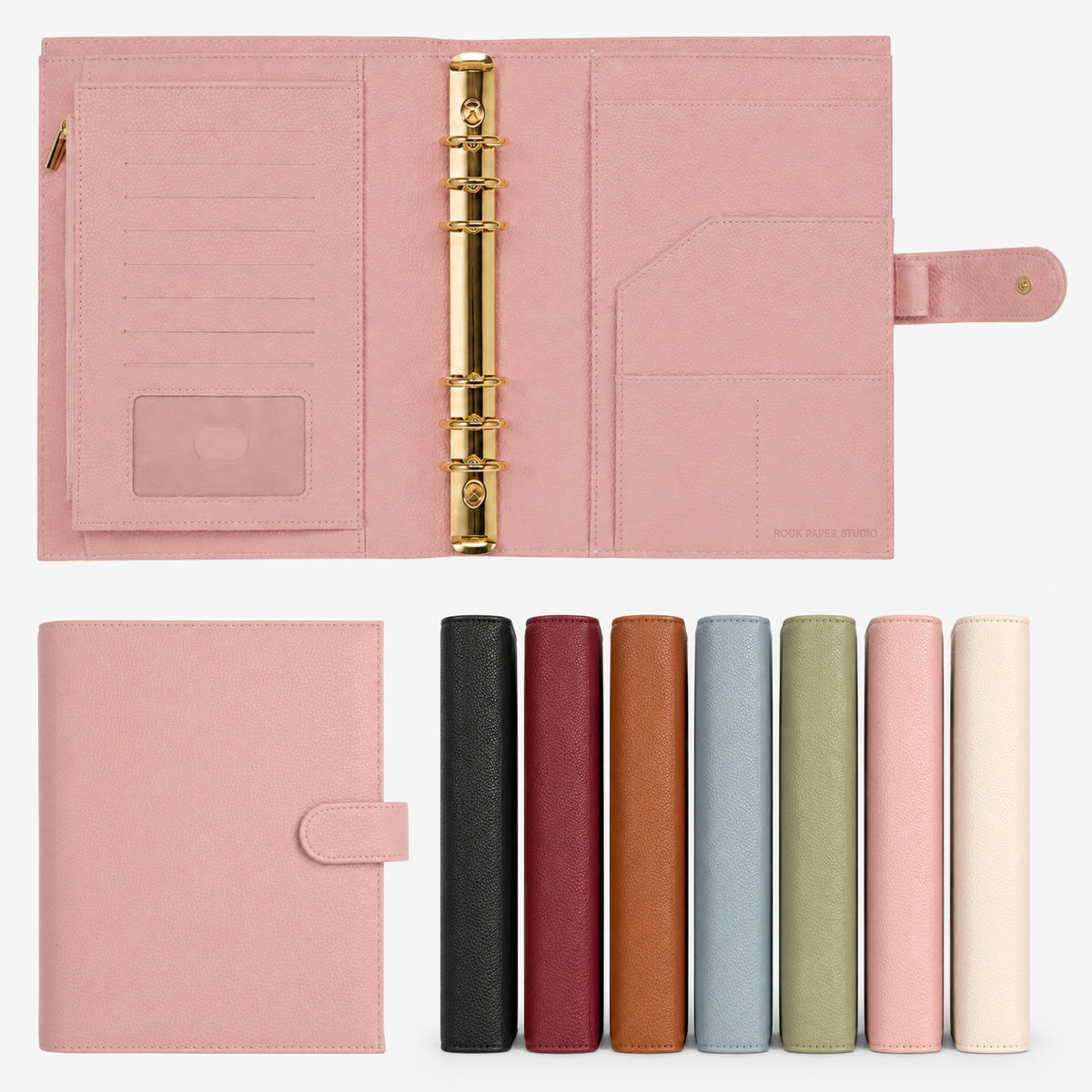 Signature A5 Binder 6-Ring Planner Cover | Pink