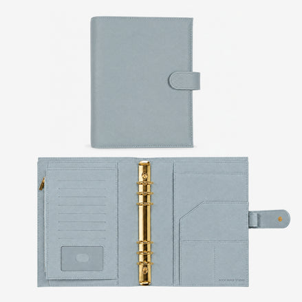 Signature A5 Binder 6-Ring Planner Cover | Blue