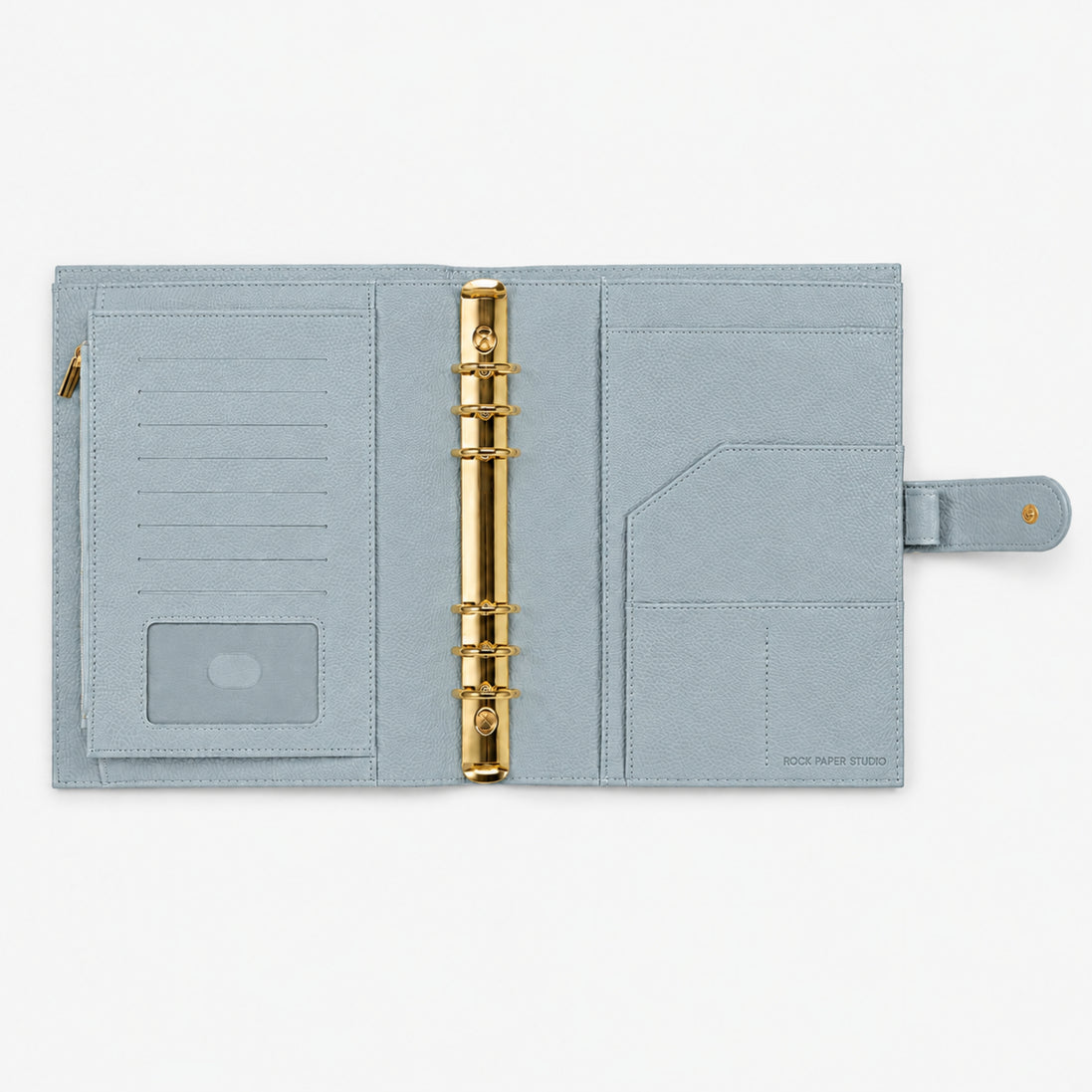 Signature A5 Binder 6-Ring Planner Cover | Blue