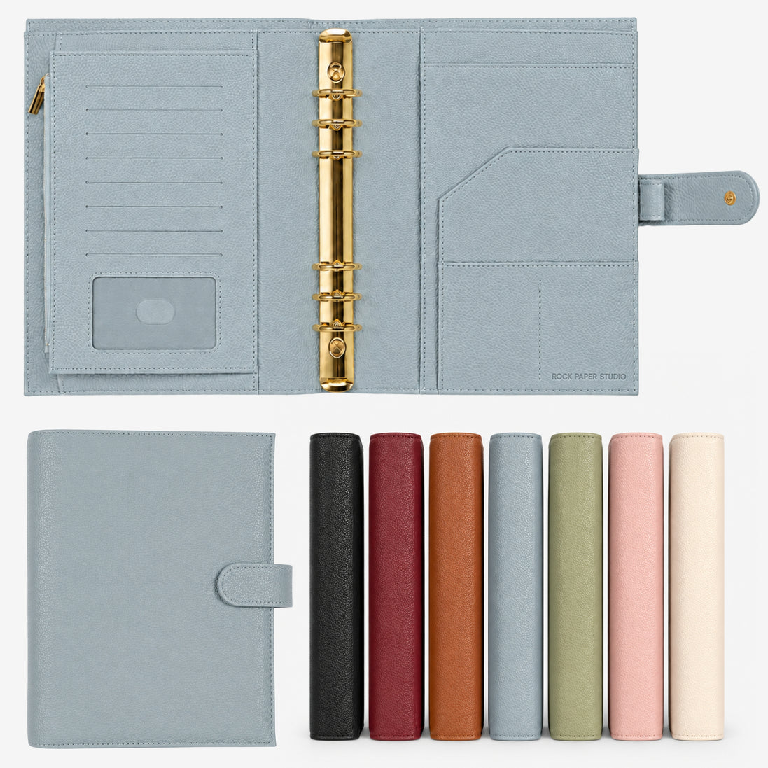 Signature A5 Binder 6-Ring Planner Cover | Blue