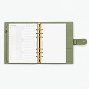 Signature A5 Binder 6-Ring Planner Cover | Sage Green