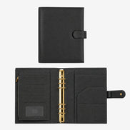 Signature A5 Binder 6-Ring Planner Cover | Black