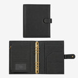 Signature A5 Binder 6-Ring Planner Cover | Black