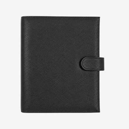 Signature A5 Binder 6-Ring Planner Cover | Black
