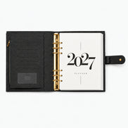 Signature A5 Binder 6-Ring Planner Cover | Black