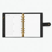 Signature A5 Binder 6-Ring Planner Cover | Black