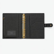 Signature A5 Binder 6-Ring Planner Cover | Black