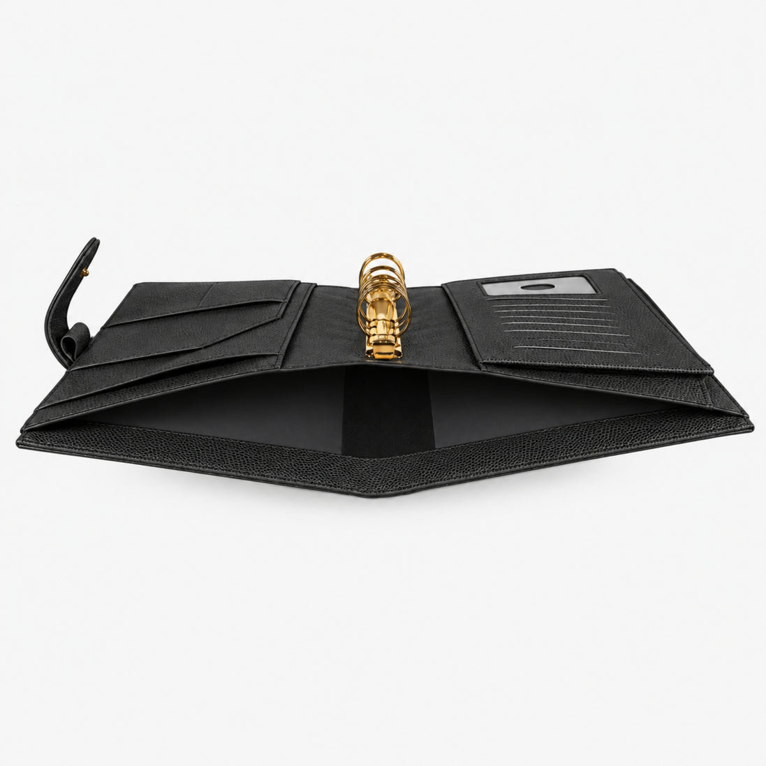 Signature A5 Binder 6-Ring Planner Cover | Black