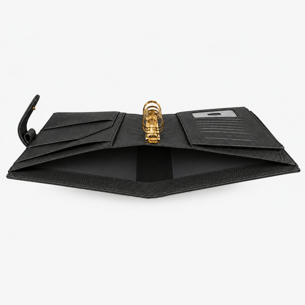 Signature A5 Binder 6-Ring Planner Cover | Black