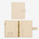 Signature A5 Binder 6-Ring Planner Cover | Cream