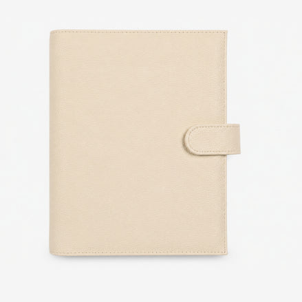 Signature A5 Binder 6-Ring Planner Cover | Cream