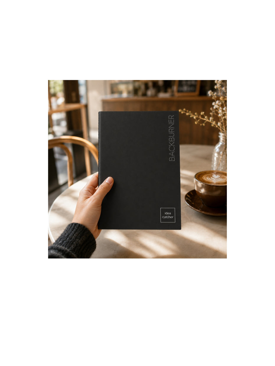 BACKBURNER A5 Idea Catcher Notebook