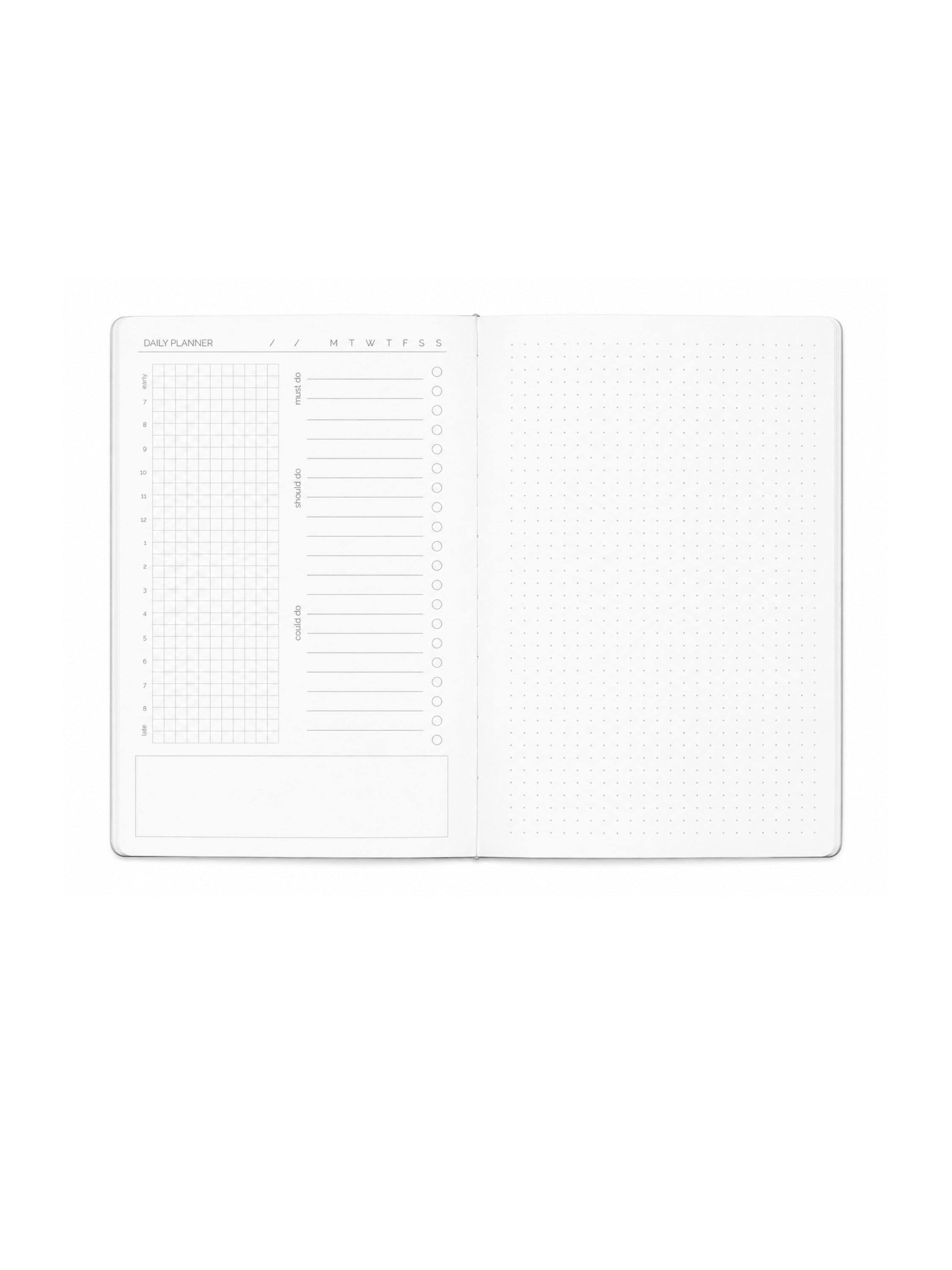 DONE A5 Undated Daily Planner