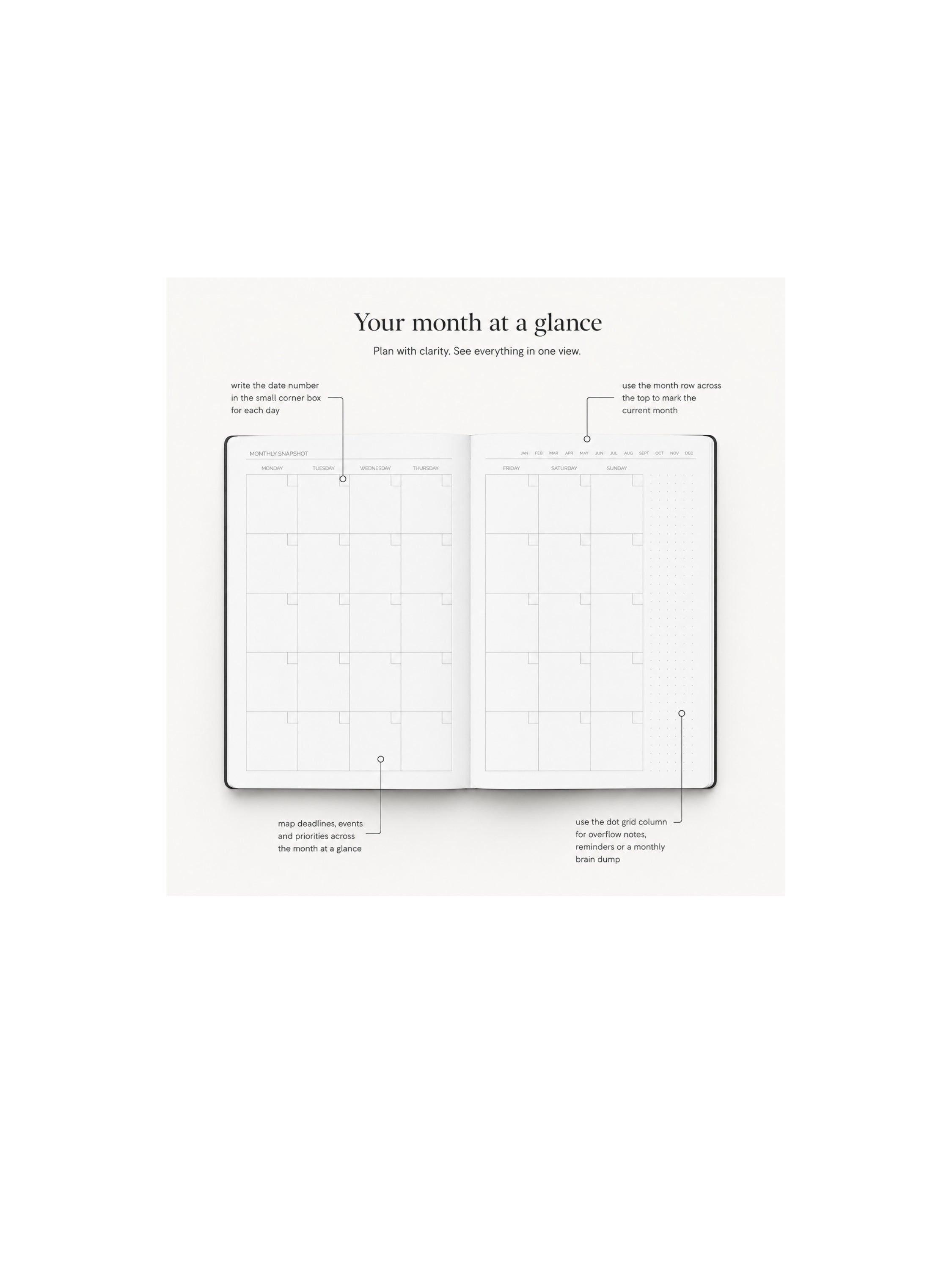 DONE A5 Undated Daily Planner