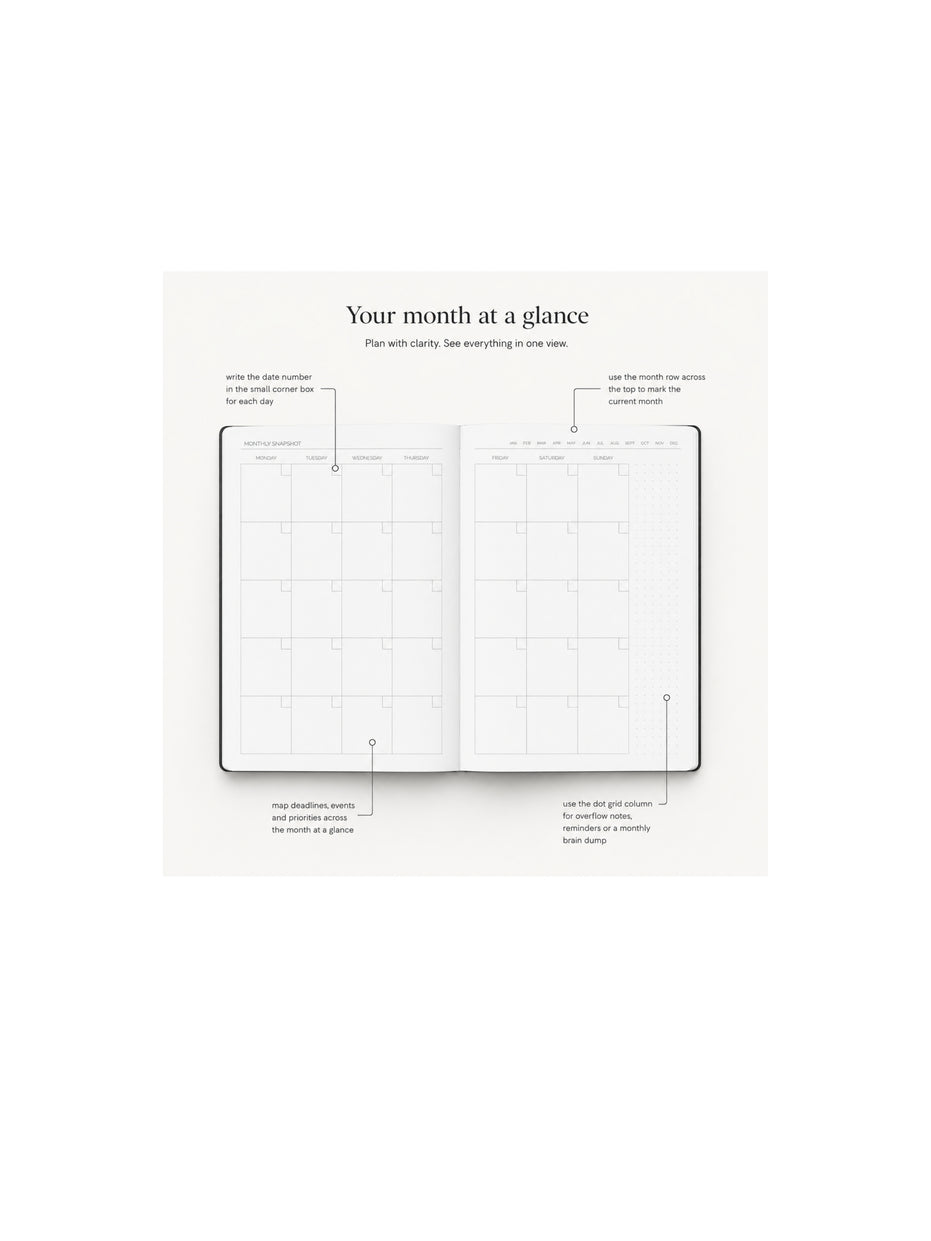 DONE A5 Undated Daily Planner