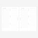 Undated A5 Daily Planner Inserts | Day Per Page | 30 days | 6 Ring Binder Refill Pages