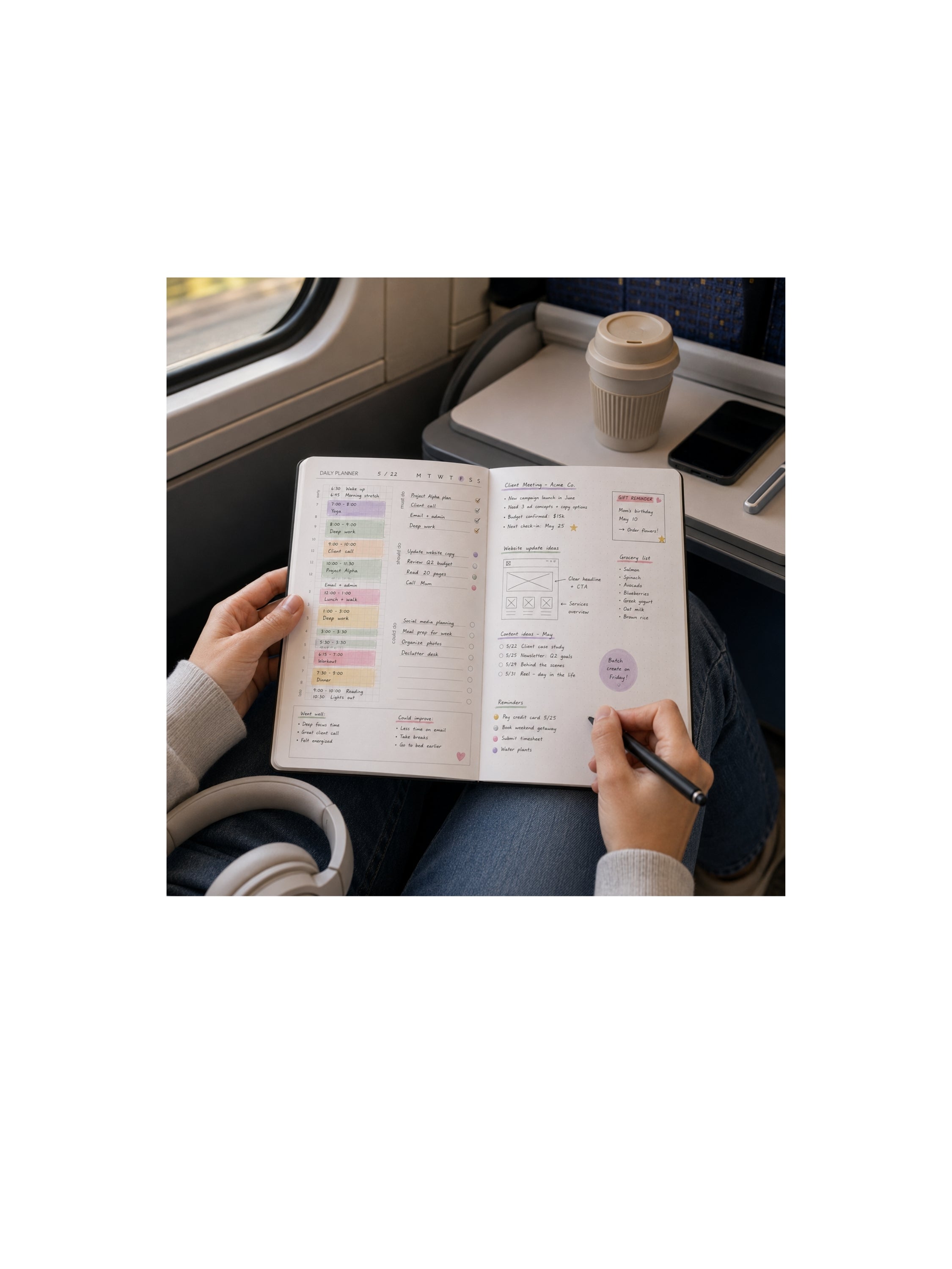 DONE A5 Undated Daily Planner