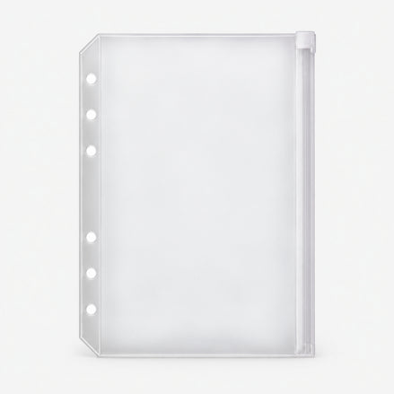 A5 Ziplock Planner Pocket Insert for 6 Ring Binder