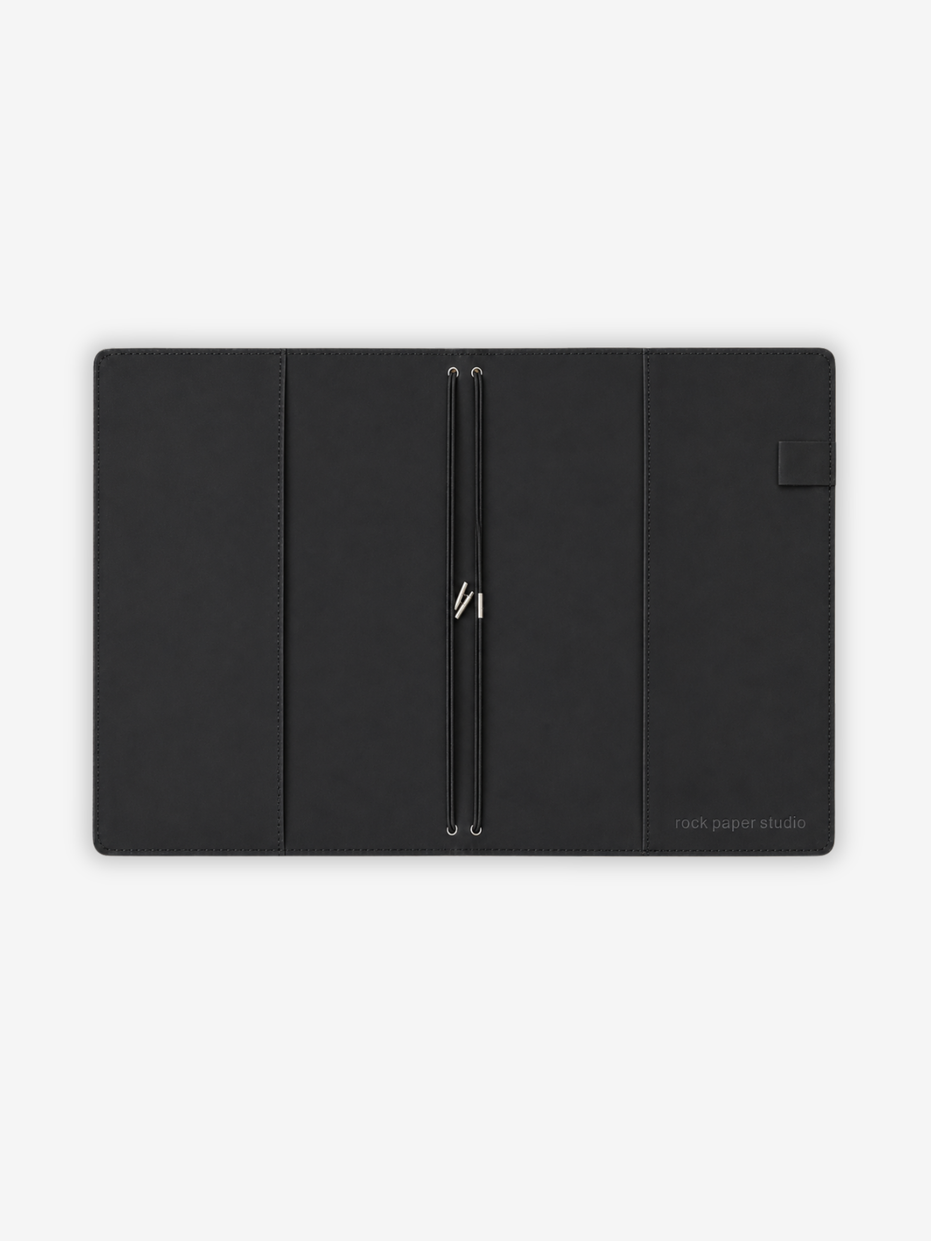 Essential A5 Espresso Martini Black Notebook Cover