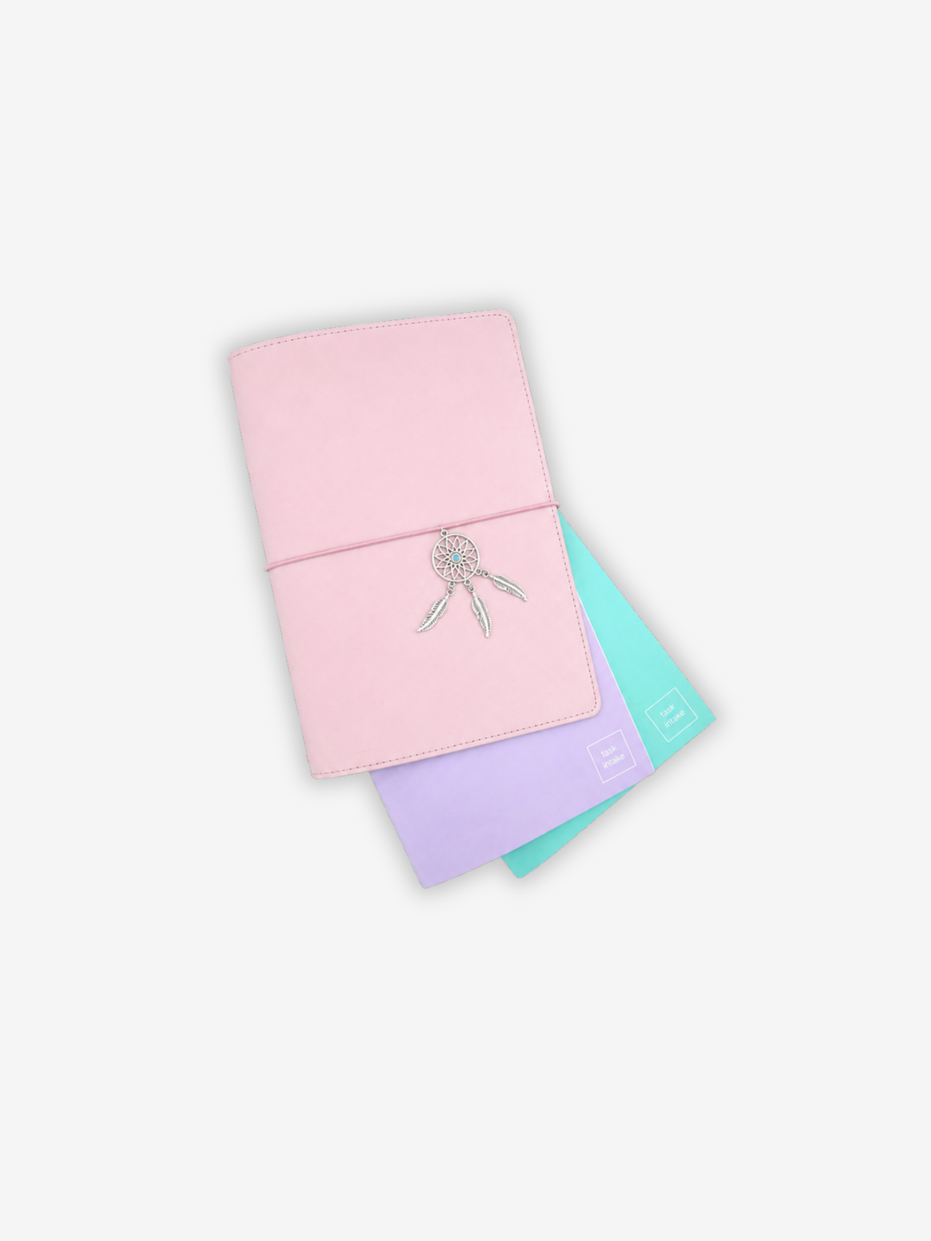 Essential A5 Pink Fizz Notebook Cover