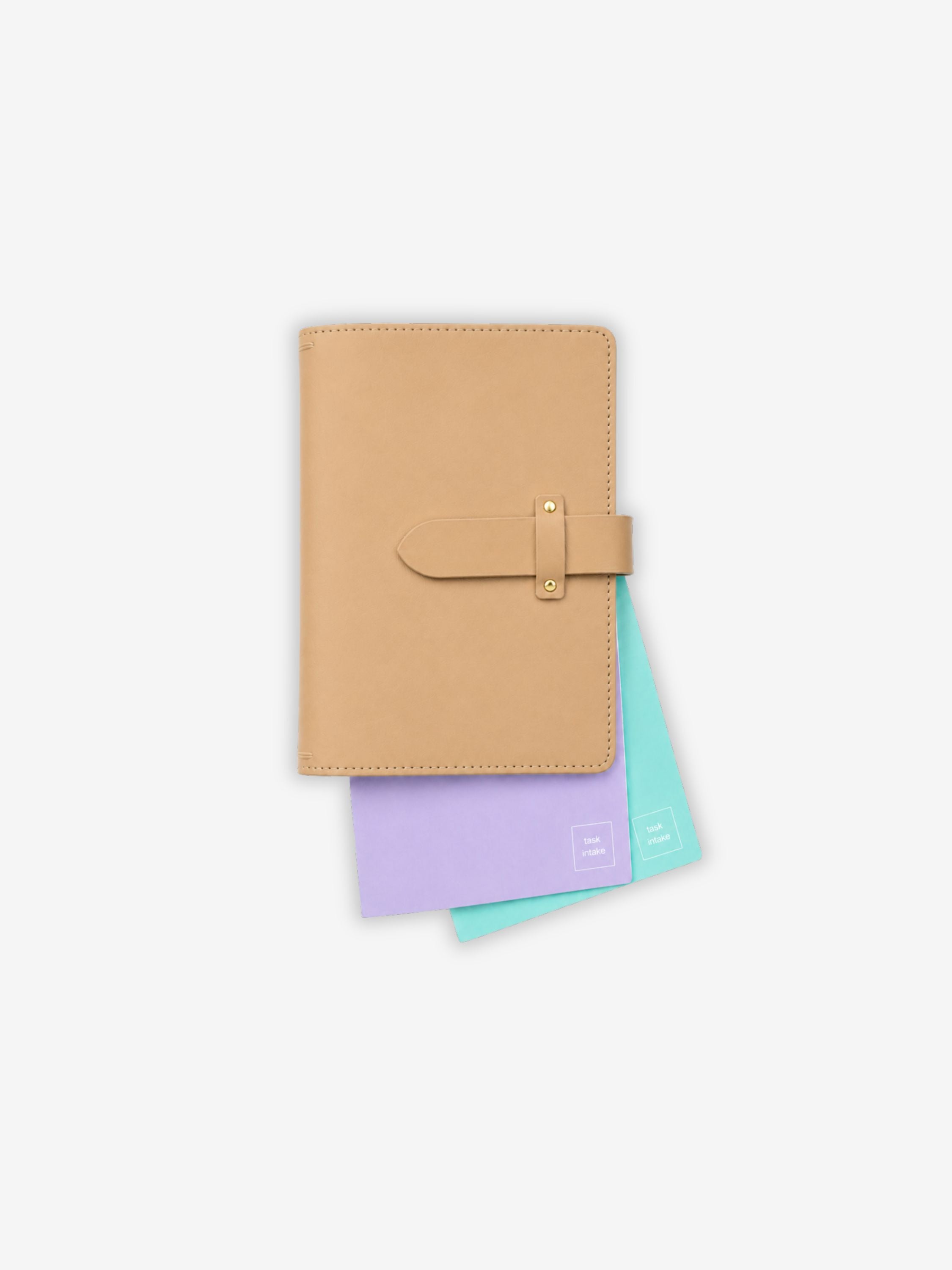 Signature A5 Notebook Cover | Caramel Latte