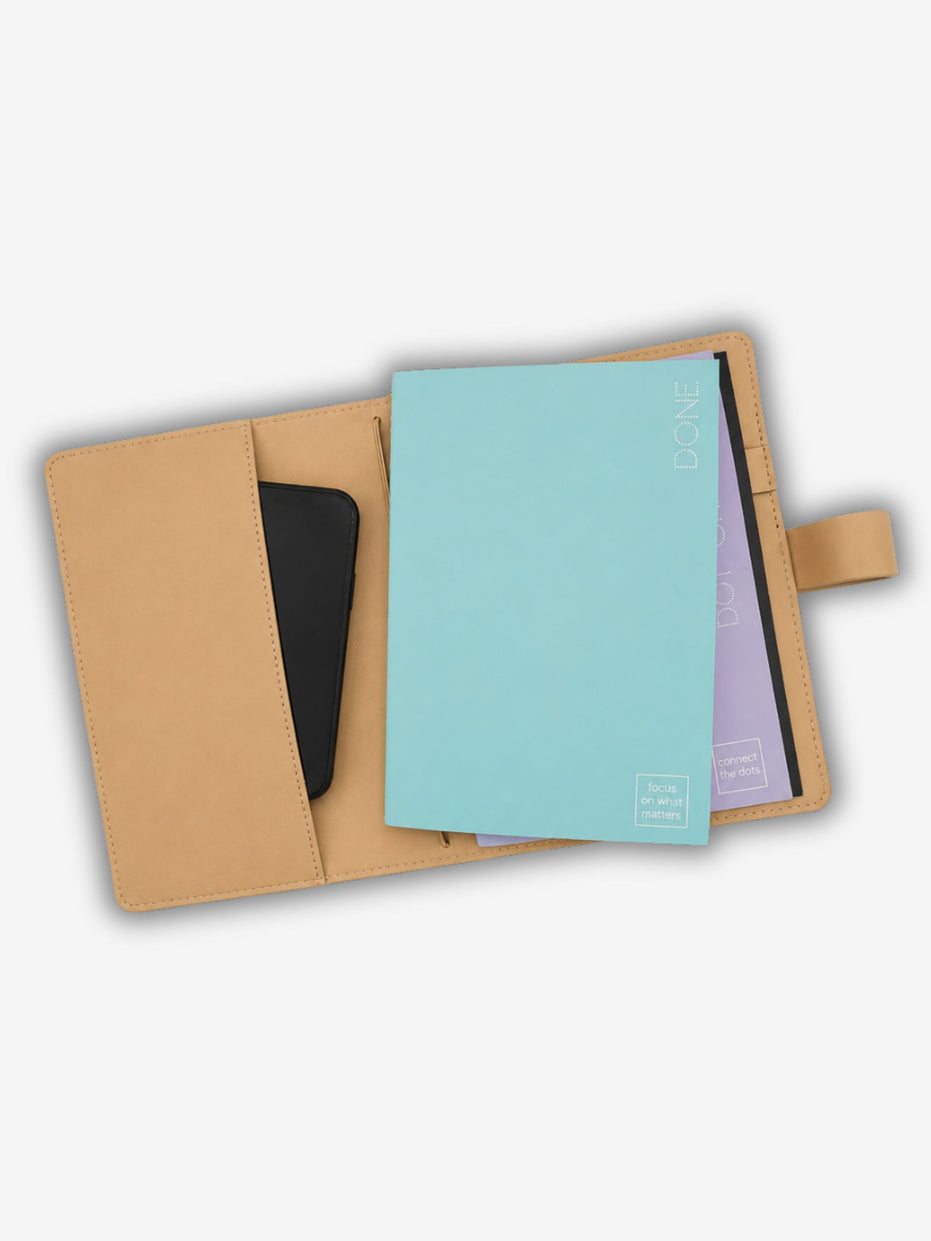 Signature A5 Notebook Cover | Caramel Latte