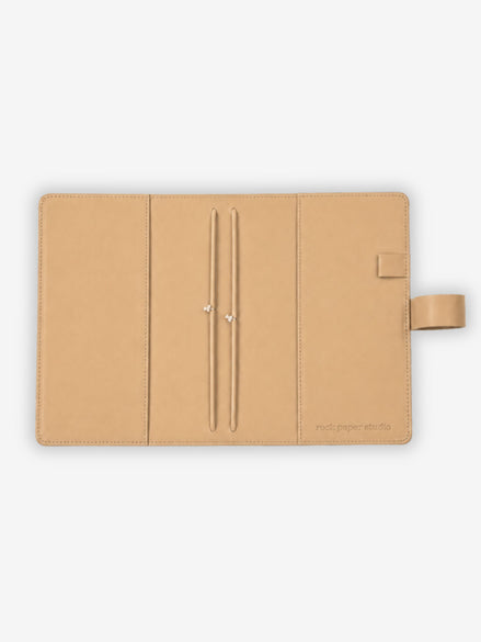 Signature A5 Notebook Cover | Caramel Latte