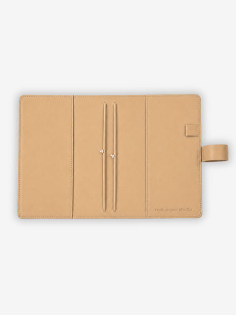 Signature A5 Notebook Cover | Caramel Latte