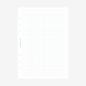 A5 Grid Pages Planner Inserts | 6 Ring Binder Refill Pages