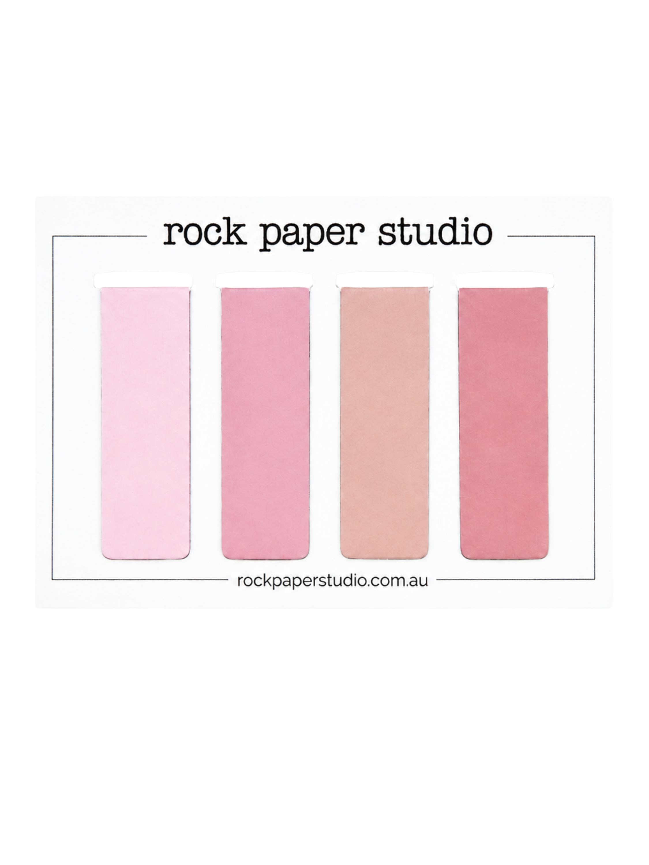 Magnetic Page Markers, Pink set of 4