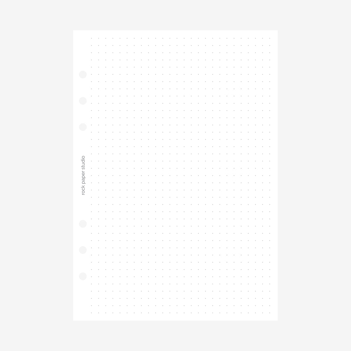Undated A5 Daily Planner Inserts | Double Page Spread | 30 days | 6 Ring Binder Refill Pages
