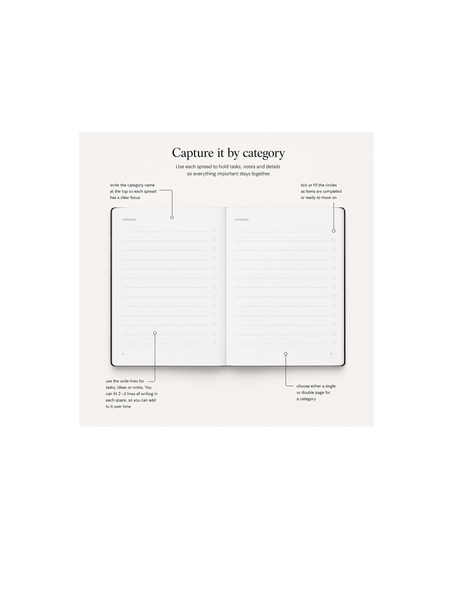 INBOX A5 Task Notebook